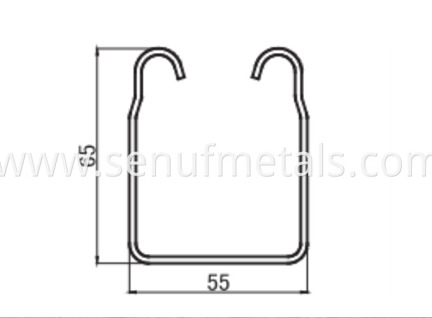 Door frame drawing